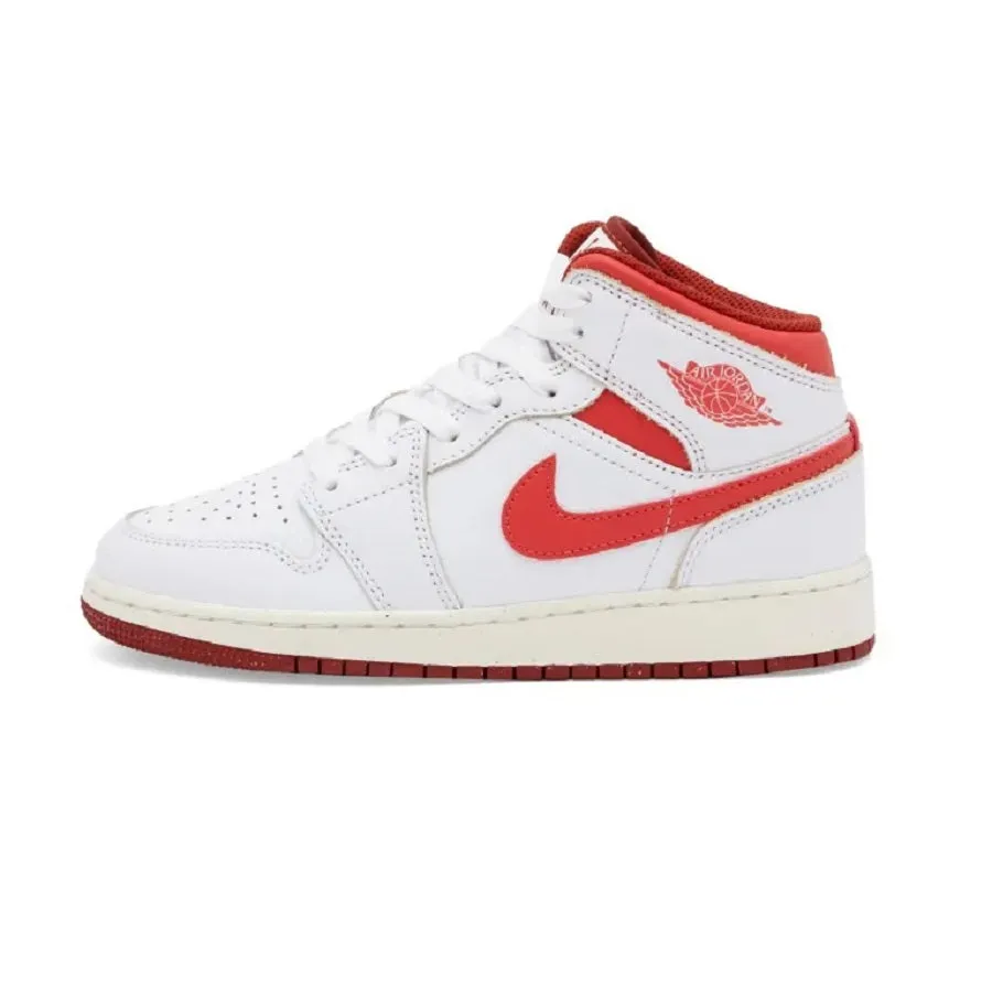 Air Jordan 1 Mid Se Gs, red