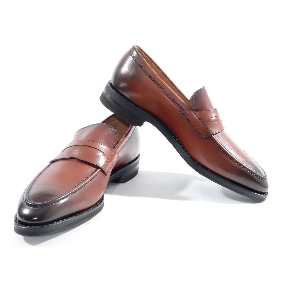 Bally Mens Slip on Loafers in Brown