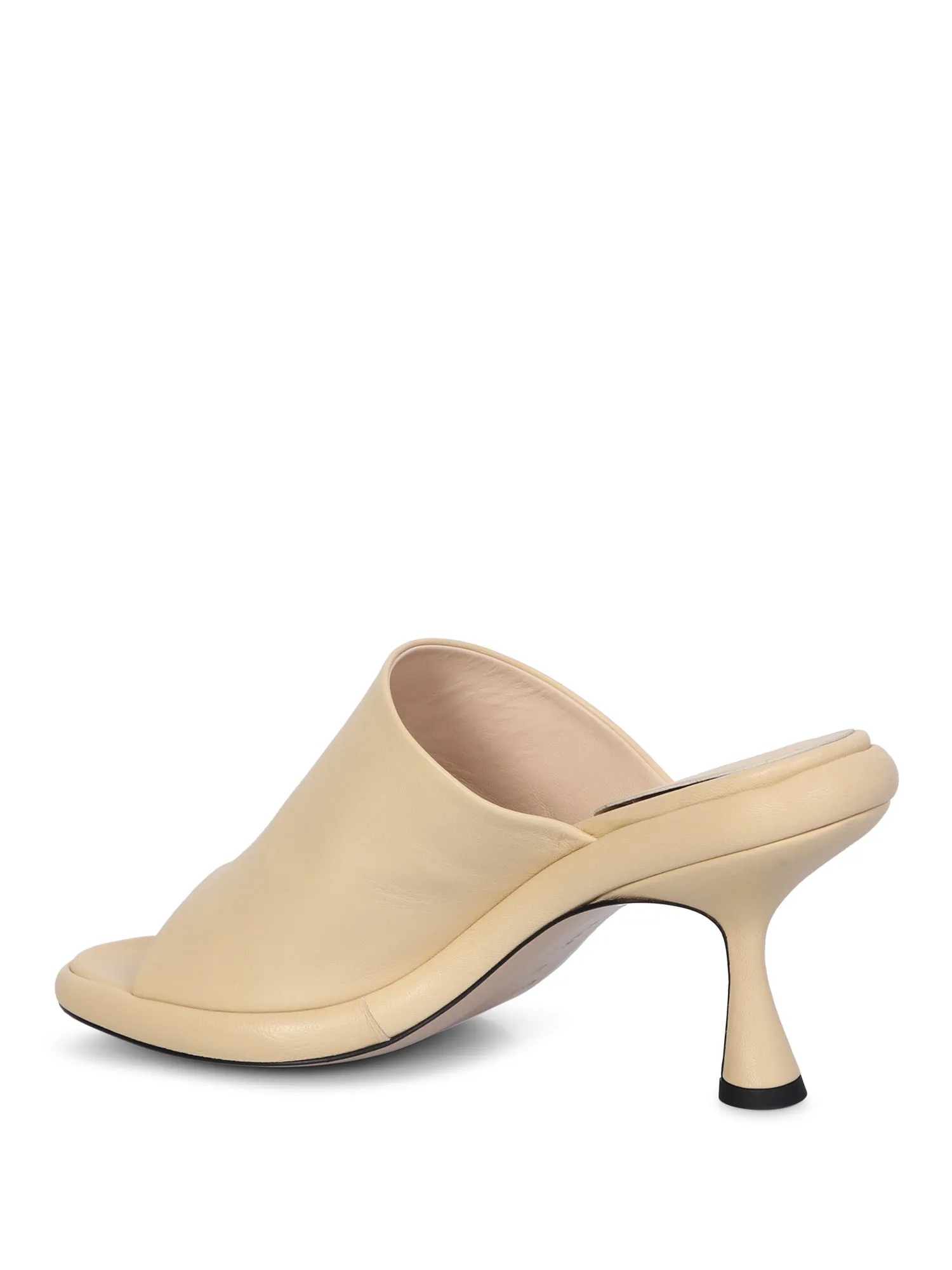 Beige June platform sandals