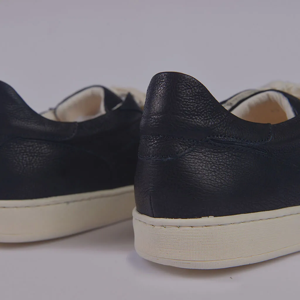 Burro Leather Sneakers - Nero