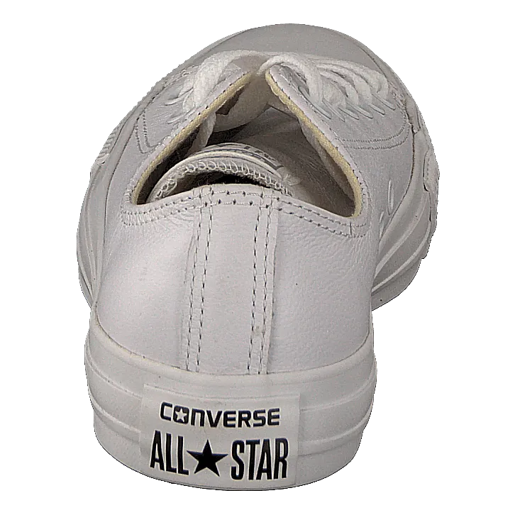 Chuck Taylor All Star Ox Leather White Monochrome