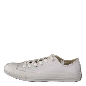 Chuck Taylor All Star Ox Leather White Monochrome