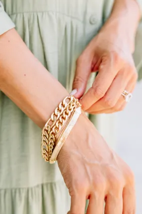 Close To You Gold Chain Bracelet