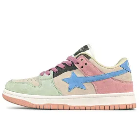 Color Block Star Sneakers