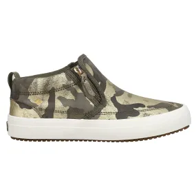 Crest Lug Camouflaged Zippered Sneakers