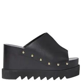 Elyse Studded Slide Wedge Sandals