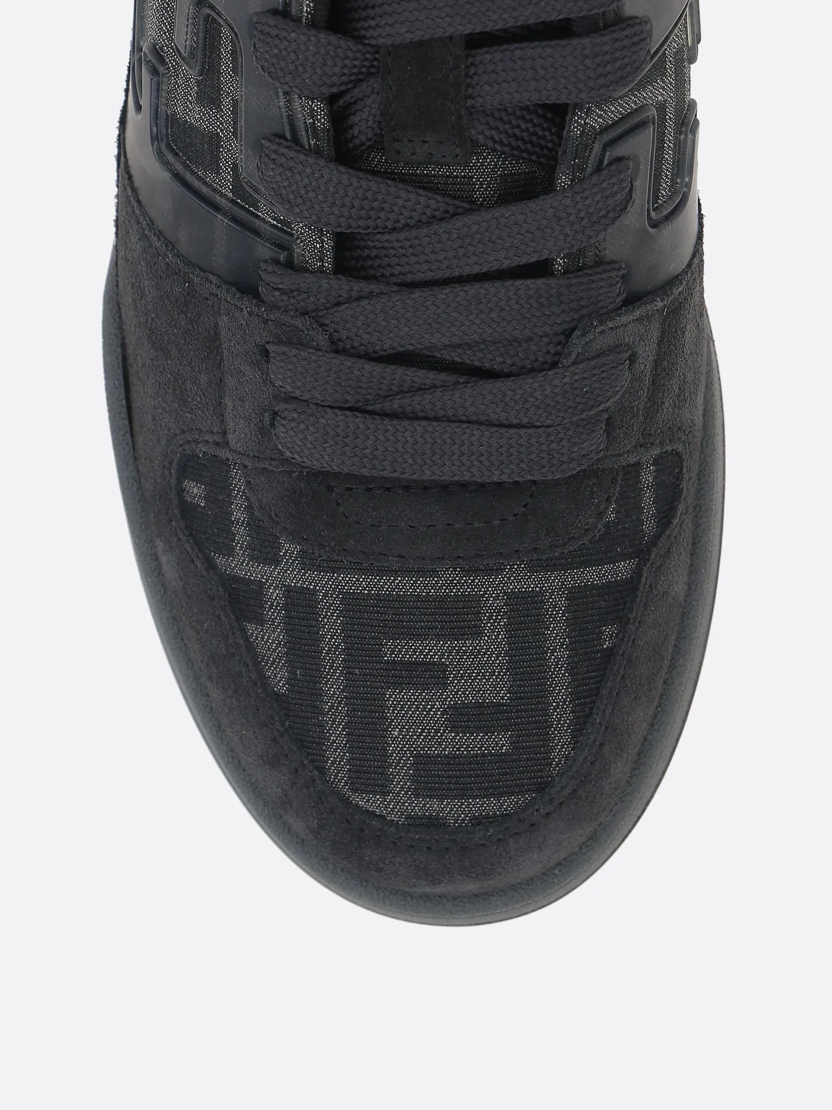 FF Fabric and Suede Sneakers