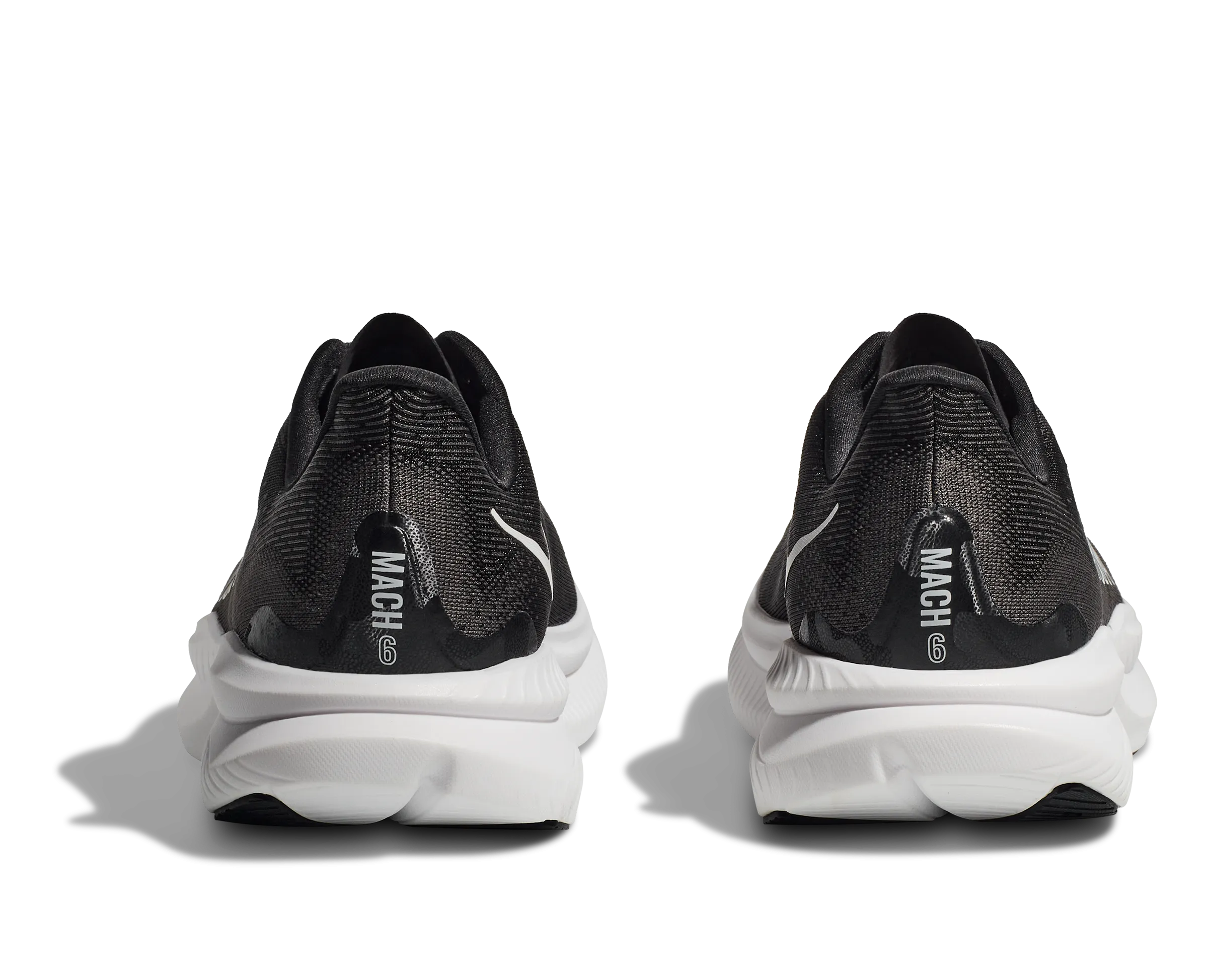 Hoka Mach 6 Black White Wide Women's