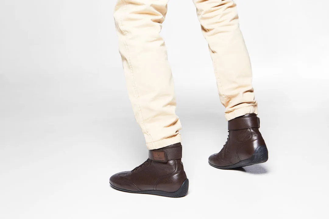 Iconic High - Dark Brown Deer Leather