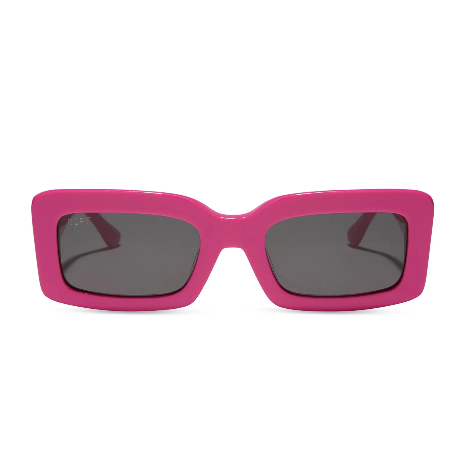 INDY - BRIGHT PINK   GREY SUNGLASSES