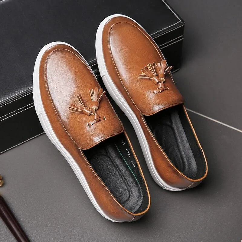 Italian Men's Formal PU Leather Loafers