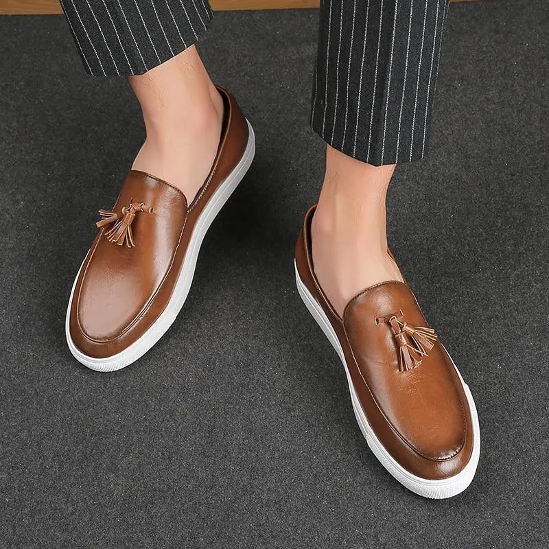 Italian Men's Formal PU Leather Loafers