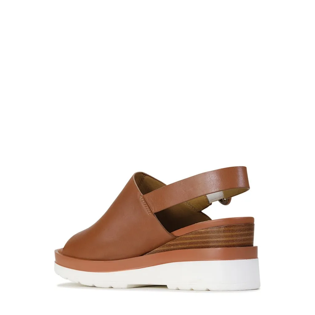 JARDON LEATHER WEDGE ARCHIVE SANDAL