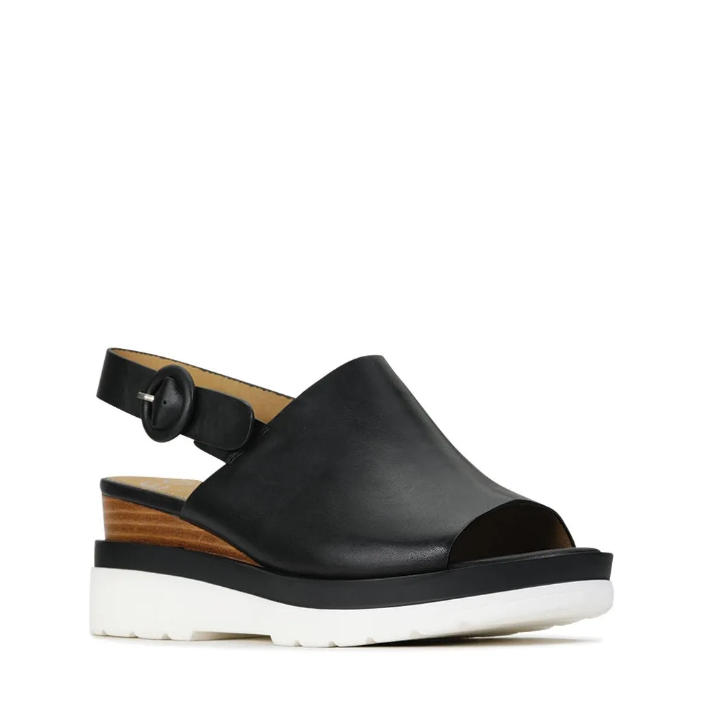 JARDON LEATHER WEDGE ARCHIVE SANDAL