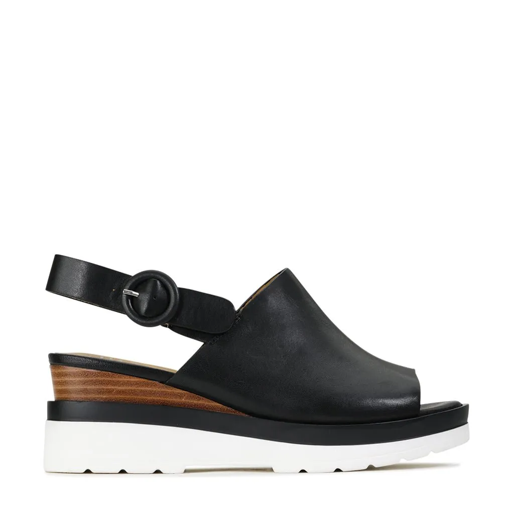 JARDON LEATHER WEDGE ARCHIVE SANDAL