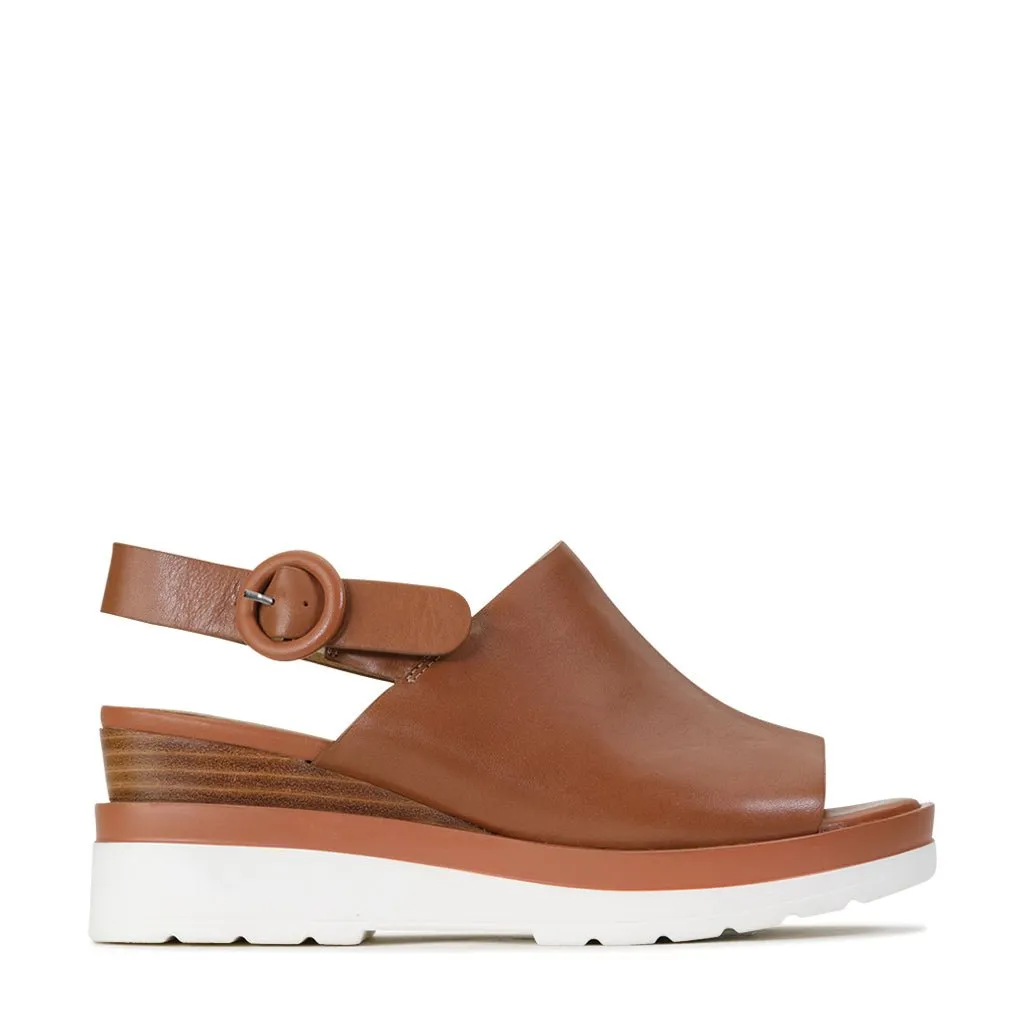 JARDON LEATHER WEDGE ARCHIVE SANDAL