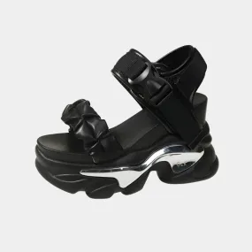 Joskaa 2024 New Chunky Heel Platform Sandals