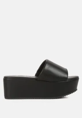 Karly Chunky Platform Sliders