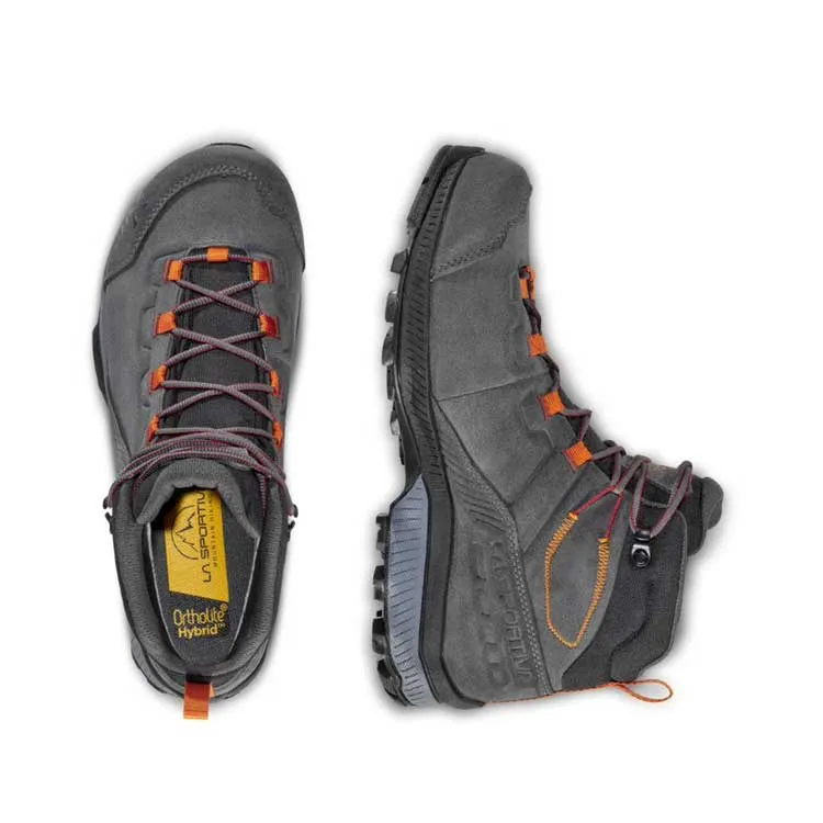 La Sportiva TX Hike Mid Leather GTX Mens Hiking Boot - Carbon/Hawaiian Sun