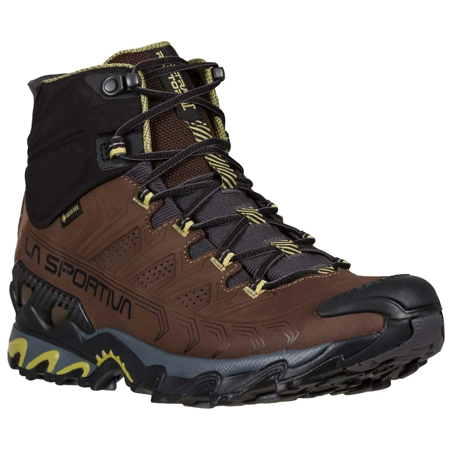 La Sportiva Ultra Raptor II Mid Leather Wide GTX Mens Hiking Boot - Chocolate/Cedar