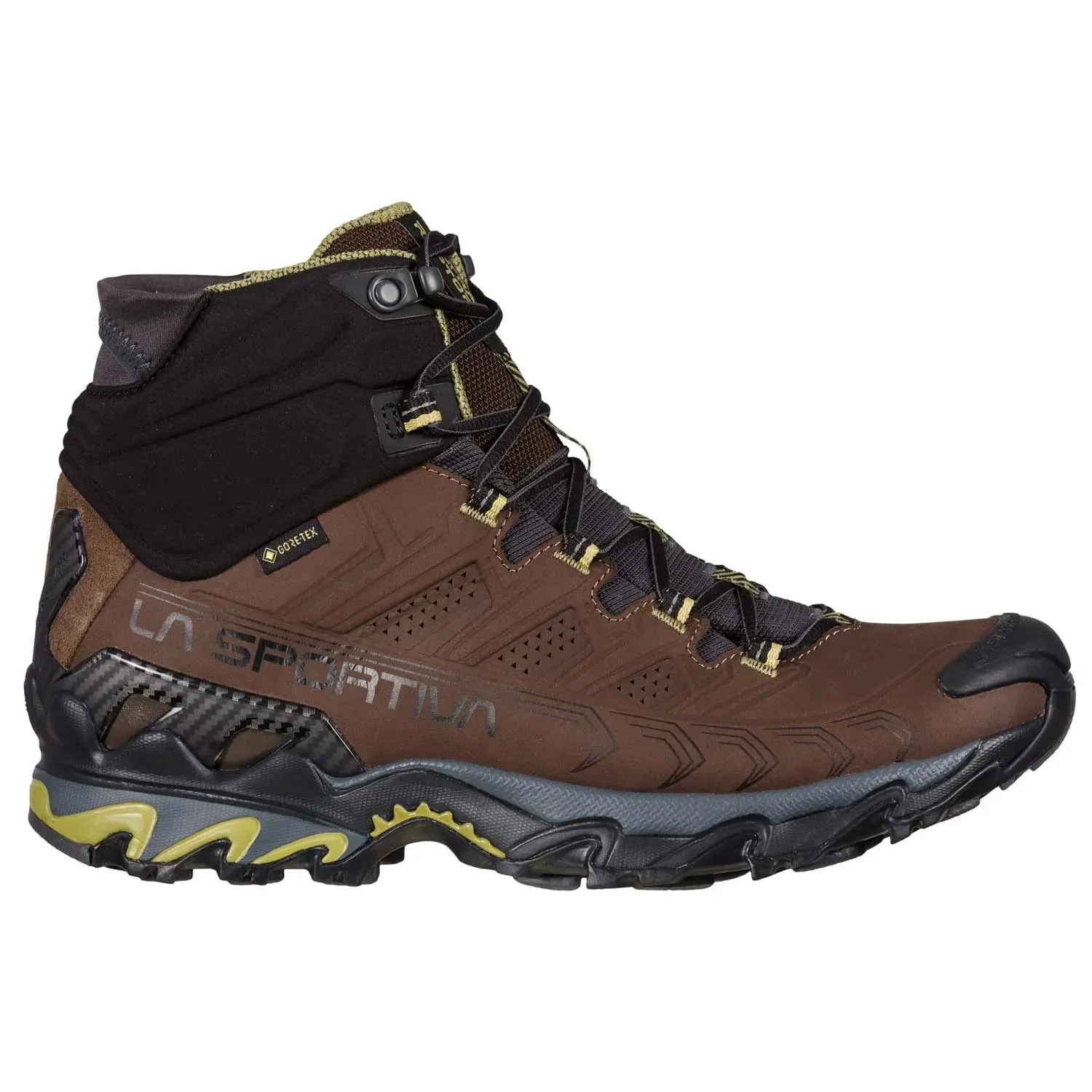 La Sportiva Ultra Raptor II Mid Leather Wide GTX Mens Hiking Boot - Chocolate/Cedar