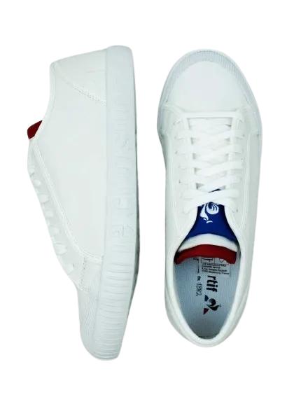 Lecoq Sportif Nationale Premium Leather  White Sneaker