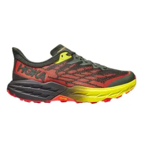 Mens Hoka Speedgoat 5 - 	Thyme / Fiesta