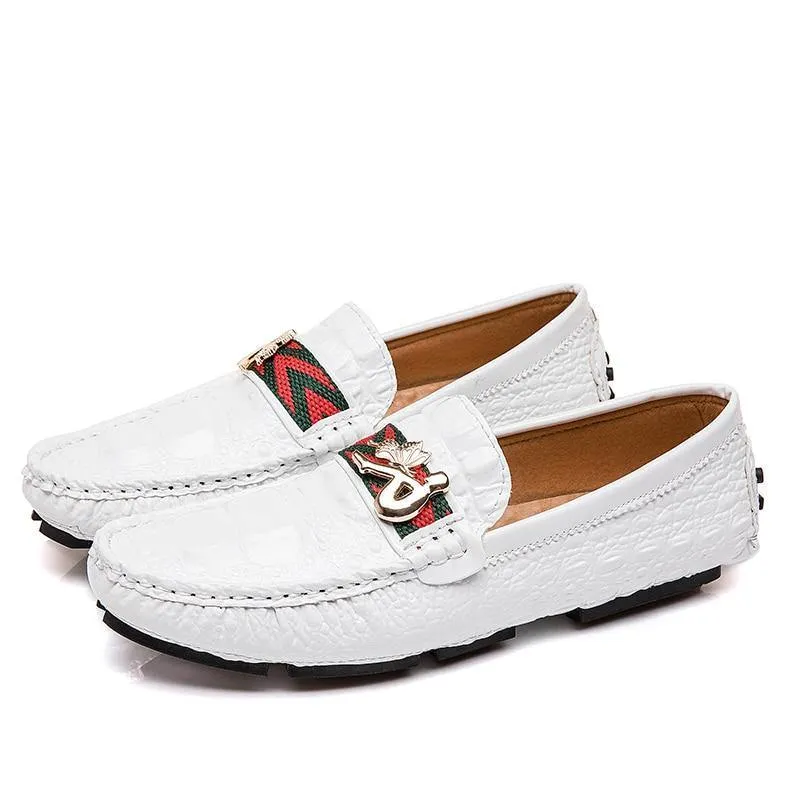 Men's Italian Style Trendy Genuine Leather Loafers