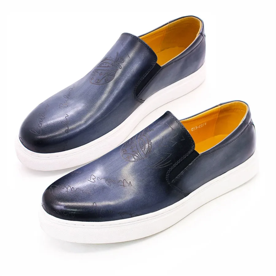 Men's Leather Fashionable Comfortable Casual Shoes