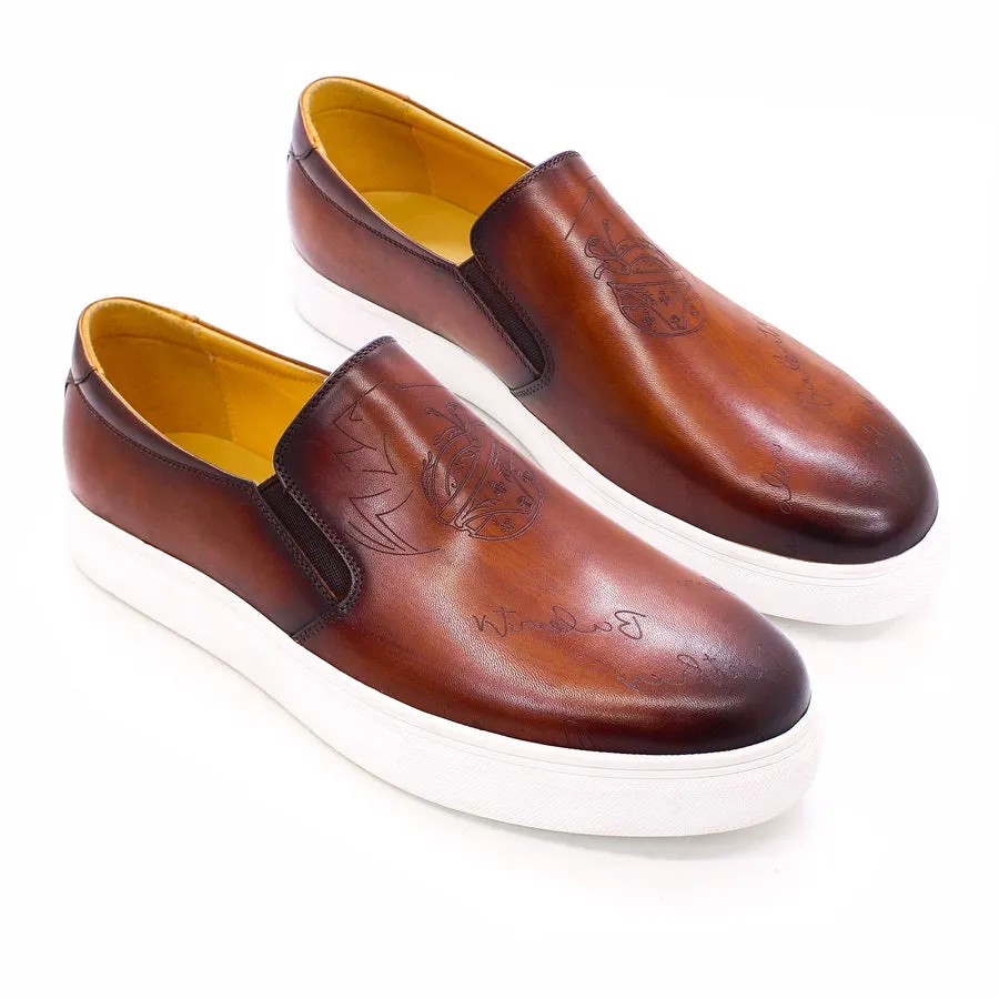 Men's Leather Fashionable Comfortable Casual Shoes