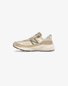 New Balance 990v6 Cream Beige Sneakers