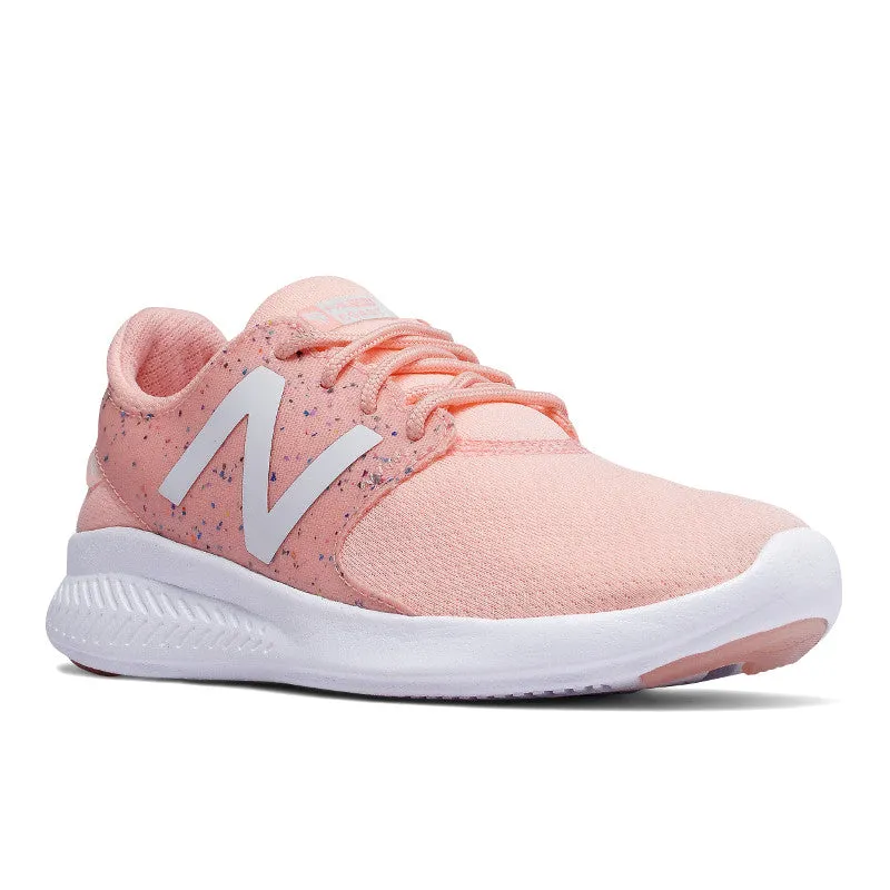 New Balance Himalayan Pink Confetti Coast Children's Sneaker