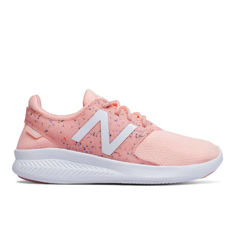 New Balance Himalayan Pink Confetti Coast Children's Sneaker