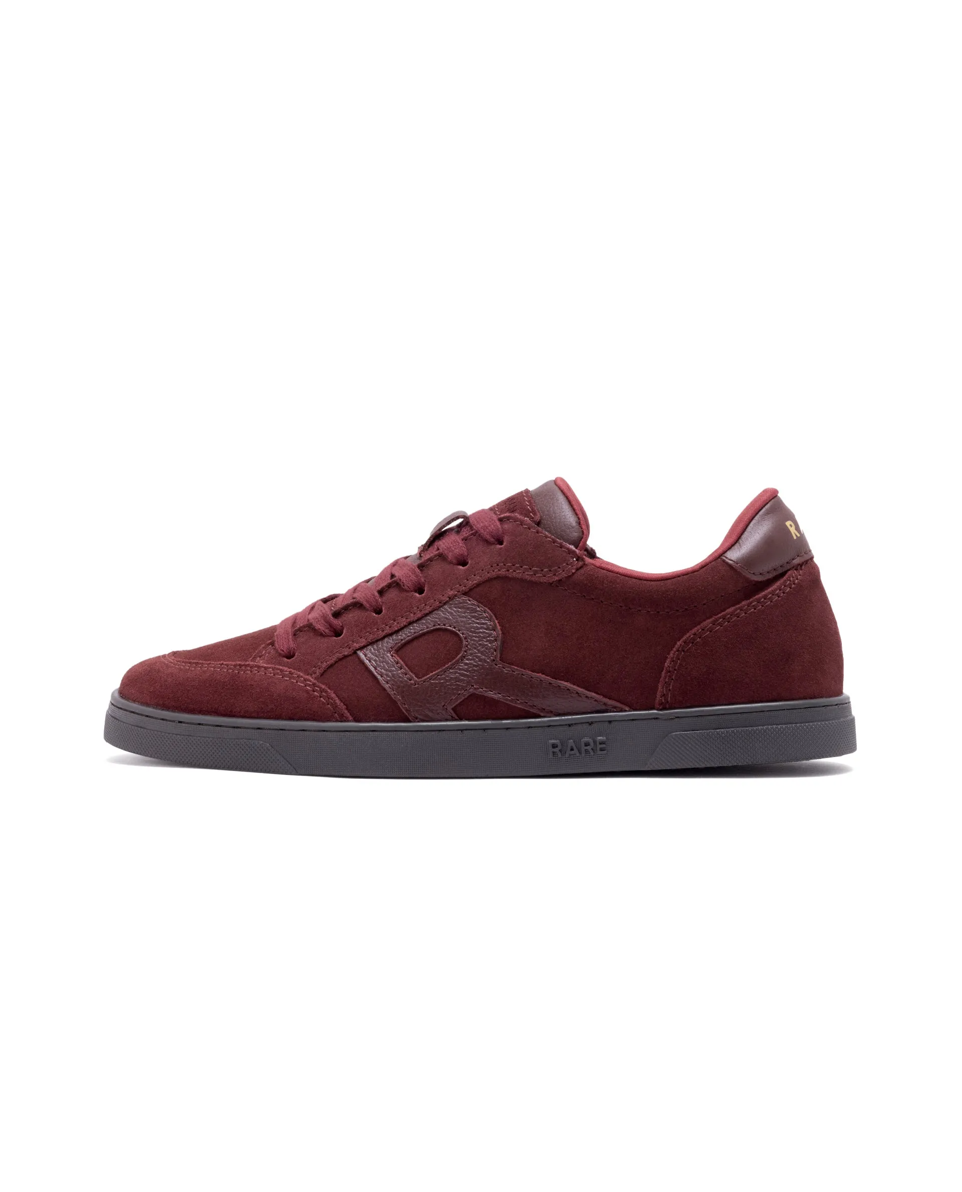 Rare Rabbit Men's Antares Red Low-Top Lace Up Premium Suede With Genuine Leather Sneaker