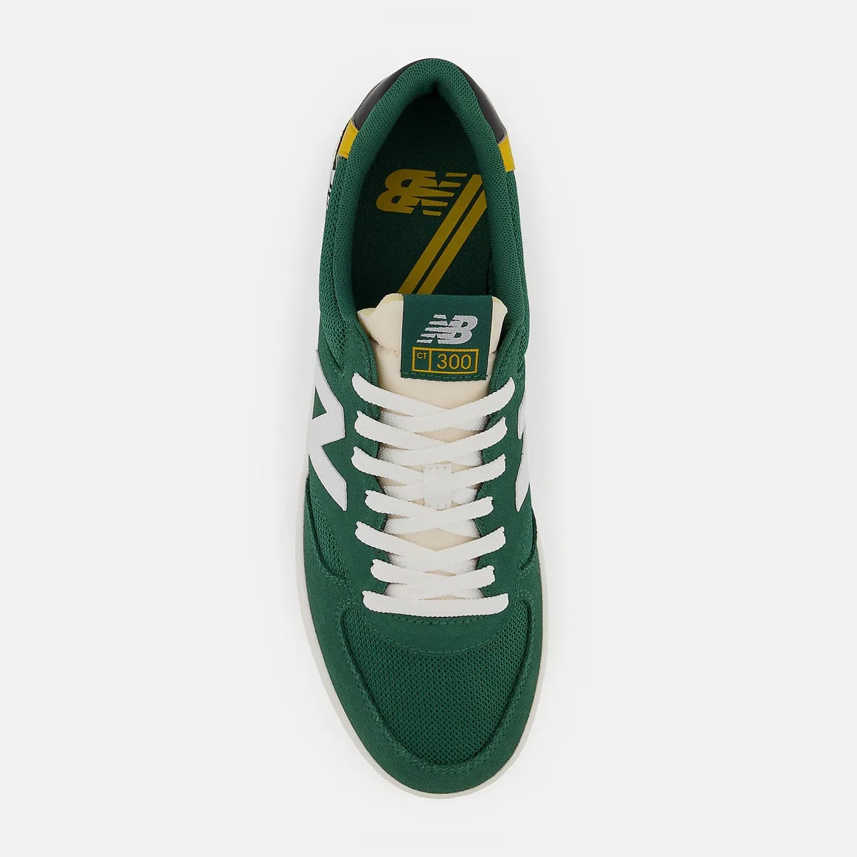 Scarpe Uomo NEW BALANCE Sneakers 300 Court in Mesh e Tessuto Sintetico colore Green e Yellow